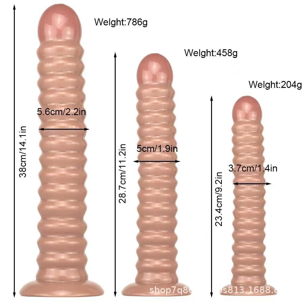 Sex Toys: 6-Piece Set of Jelly Anal Plugs with Suction Cups and Giant Dildos image 4