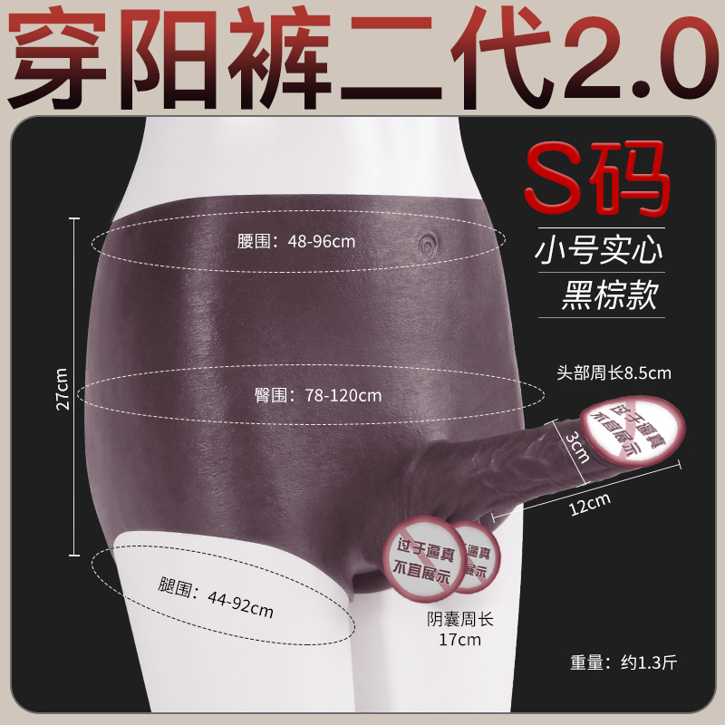 Sex Toys: Penis-Through Panties (Gen 2.0) — Black & Brown Edition 02